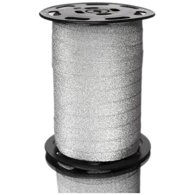 Gavebånd Sølv Glitter